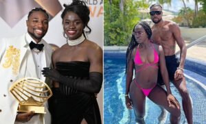 Noah Lyles and his girlfriend Junelle Bromfield